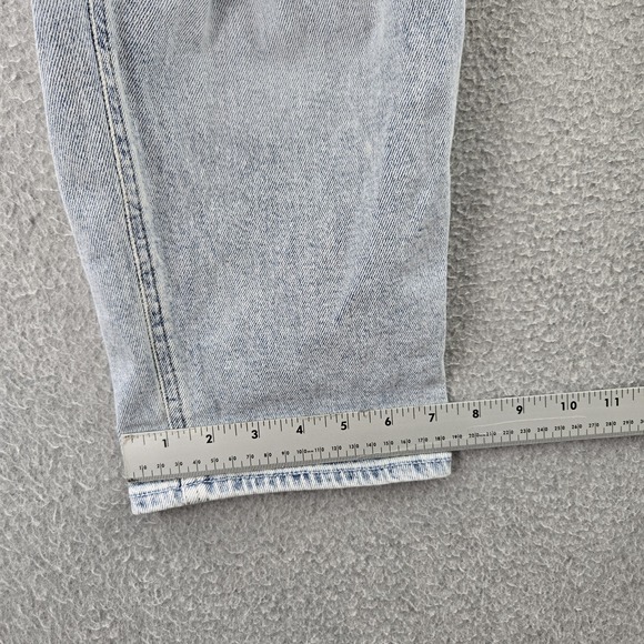 Hollister Women Jeans 20R Blue Denim Ultra High-Rise Mom Distressed 28" Y2K NWT - Picture 9 of 11